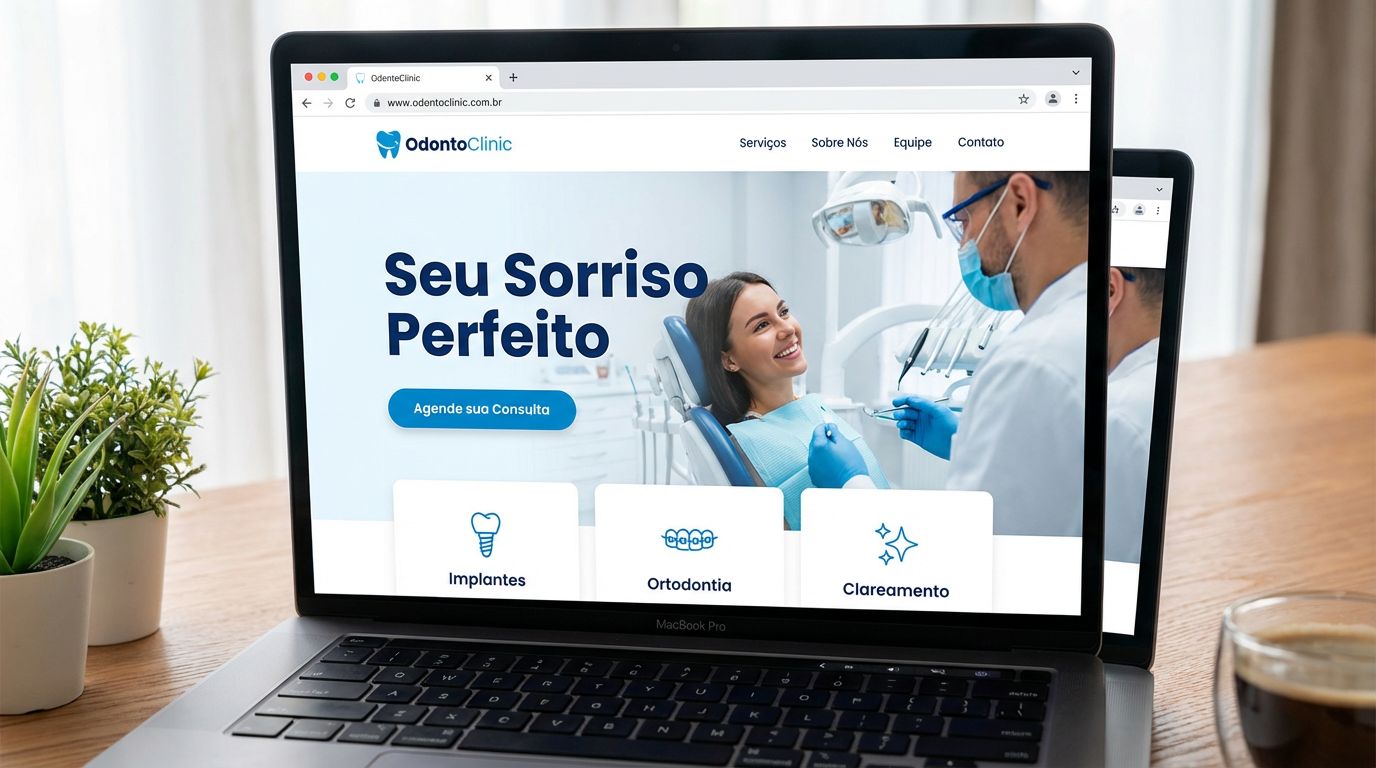 OdontoClinic - Landing page para clínica odontológica